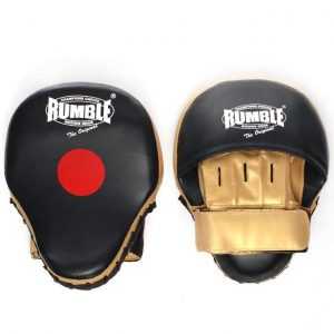 Home Rumble handpad leer gold edition voor het trainen van stoot- en traptechnieken